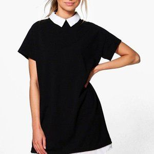 Boohoo Collar Dress